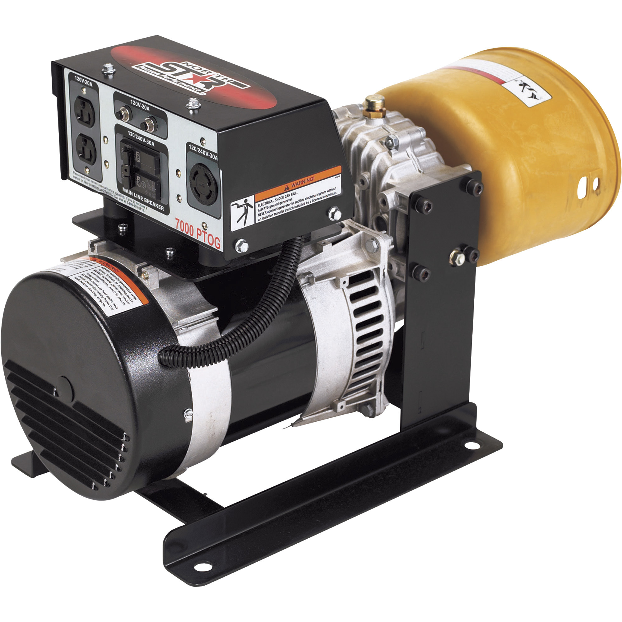 NorthStar PTO Generator, 7800 Surge Watts, 7200 Rated Watts, 14 HP Required